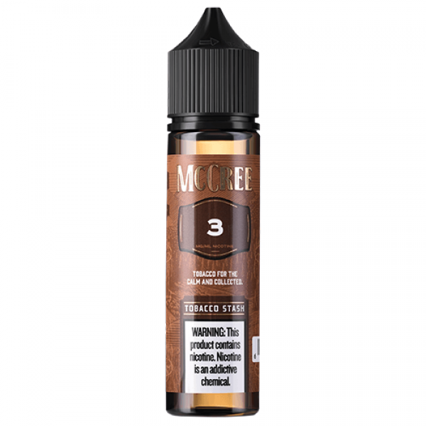 McCree E-Liquid – Tobacco Stash – 60ml / 0mg