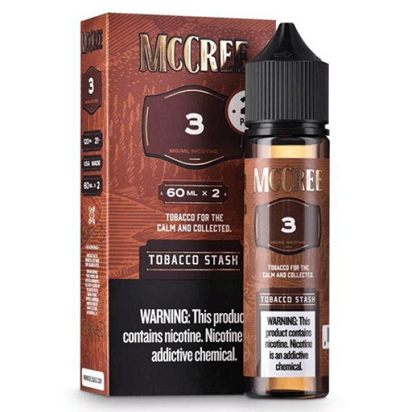 McCree E-Liquid – Tobacco Stash – 2x60ml / 6mg