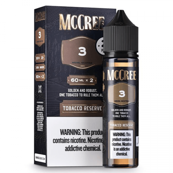 McCree E-Liquid – Tobacco Reserve – 60ml / 24mg