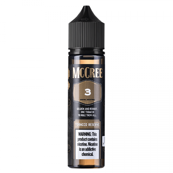 McCree E-Liquid – Tobacco Reserve – 60ml / 18mg