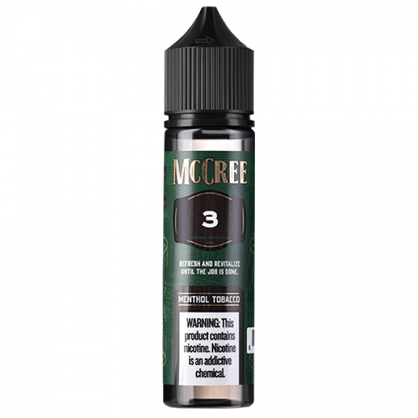 McCree E-Liquid – Menthol Tobacco – 60ml / 6mg