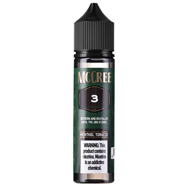 McCree E-Liquid – Menthol Tobacco – 60ml / 18mg