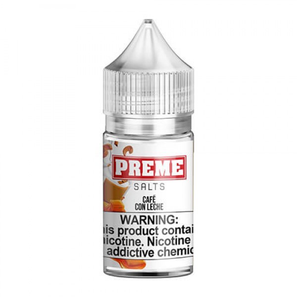 Preme eLiquids Salt Nic – Cafe Con Leche – 30ml / 45mg