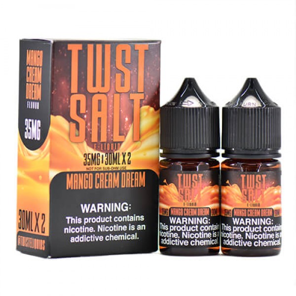 Mango Twist E-Liquids – Mango Cream Dream TWST SALT – 2x30ml / 50mg