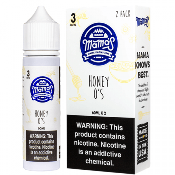 Mama’s Running Late eLiquid – Honey O’s – 60ml / 3mg