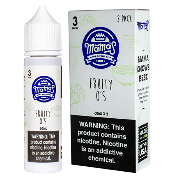 Mama’s Running Late eLiquid – Fruity O’s – 60ml / 12mg