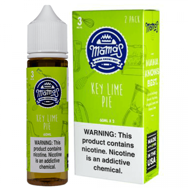 Mama’s eLiquid – Key Lime Pie – 2x60ml / 6mg