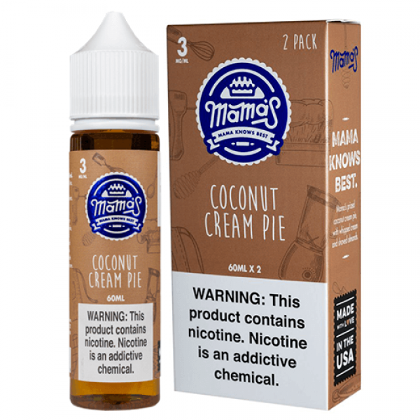 Mama’s eLiquid – Coconut Cream Pie – 60ml / 12mg