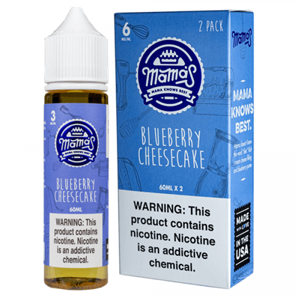 Mama’s eLiquid – Blueberry Cheesecake – 60ml / 3mg