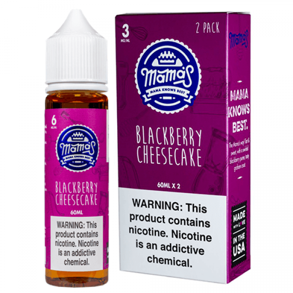 Mama’s eLiquid – Blackberry Cheesecake – 60ml / 18mg