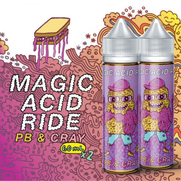 Magic Acid Ride – PB & Cray – 2x60ml / 6mg