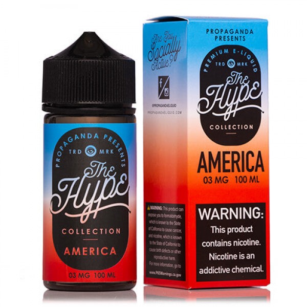 Propaganda E-Liquid Tobacco-Free Hype Collection – America – 100ml / 12mg