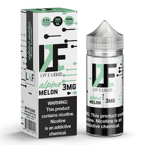 LYF E-Liquid – Alpine Melon – 100ml / 3mg
