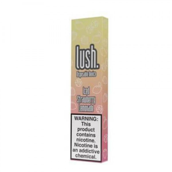Lush Bar – Disposable Vape Device – Iced Strawberry Lemonade – Single / 50mg