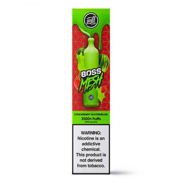 Puff BOSS MESH Synthetic – Disposable Vape Device – Strawberry Watermelon – Single / 50mg