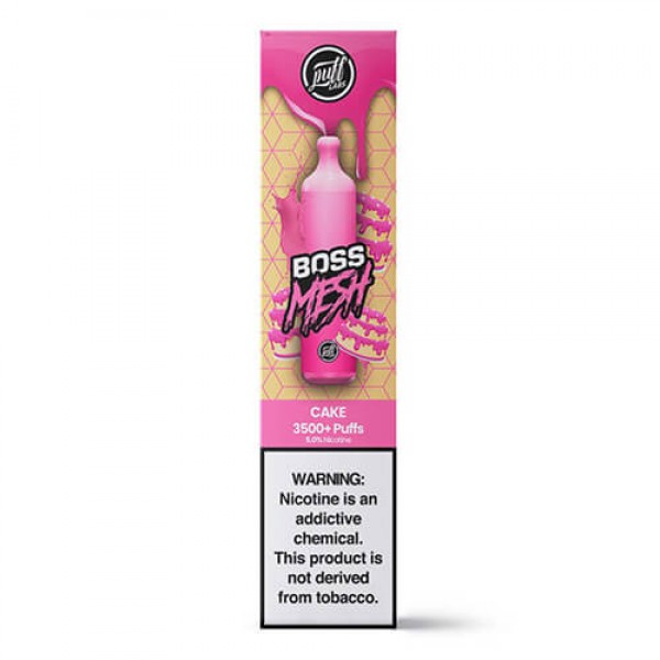 Puff BOSS MESH Synthetic – Disposable Vape Device – Cake – Single / 50mg
