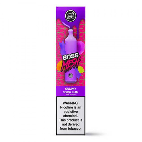 Puff BOSS MESH Synthetic – Disposable Vape Device – Gummy – Single / 50mg