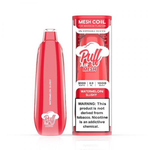 Puff Air Mesh – Disposable Vape Device – Watermelon Slushy – Single / 50mg