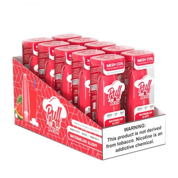 Puff Air Mesh – Disposable Vape Device – Watermelon Slushy – 10 Pack / 50mg