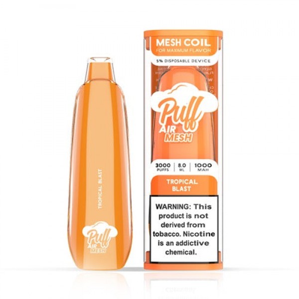 Puff Air Mesh – Disposable Vape Device – Tropical Blast – Single / 50mg