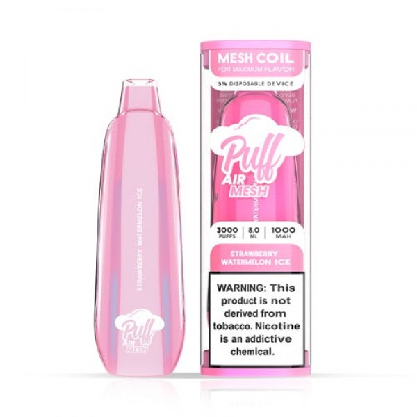 Puff Air Mesh – Disposable Vape Device – Strawberry Watermelon ICE – Single / 50mg