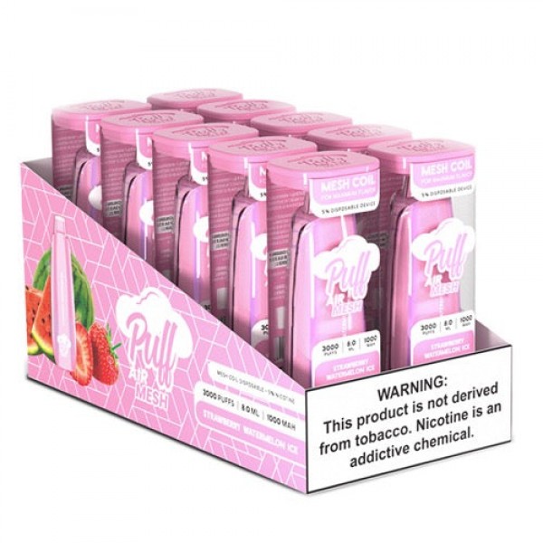 Puff Air Mesh – Disposable Vape Device – Strawberry Watermelon ICE – 10 Pack / 50mg