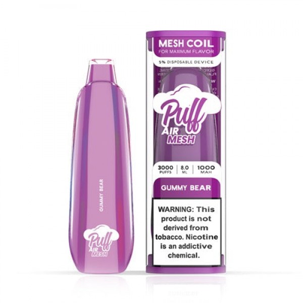 Puff Air Mesh – Disposable Vape Device – Gummy Bear – Single / 50mg