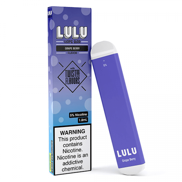 LULU Vape Bars – Disposable Vape Device – Grape Berry by TWIST – Single / 50mg
