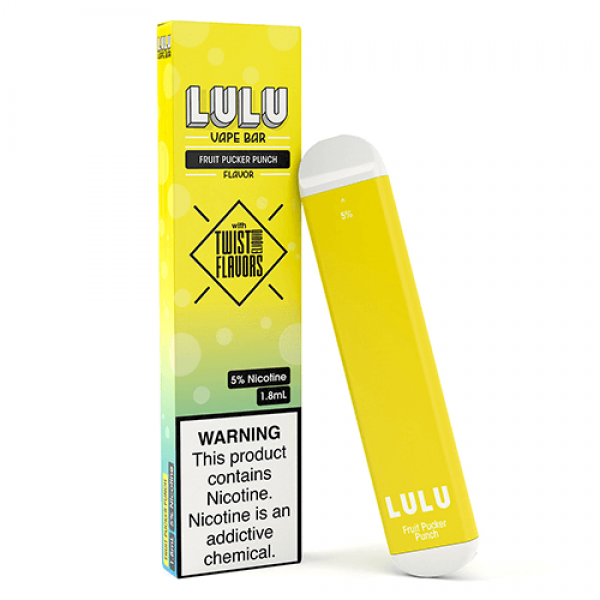 LULU Vape Bars – Disposable Vape Device – Fruit Pucker Punch by TWIST – Single / 50mg