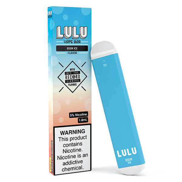 LULU Vape Bars – Disposable Vape Device – BSSM Ice by Off The Record – Single / 50mg