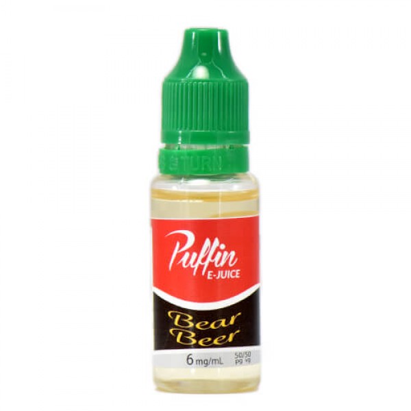Puffin E-Juice – Bear Beer – 15ml / 0mg