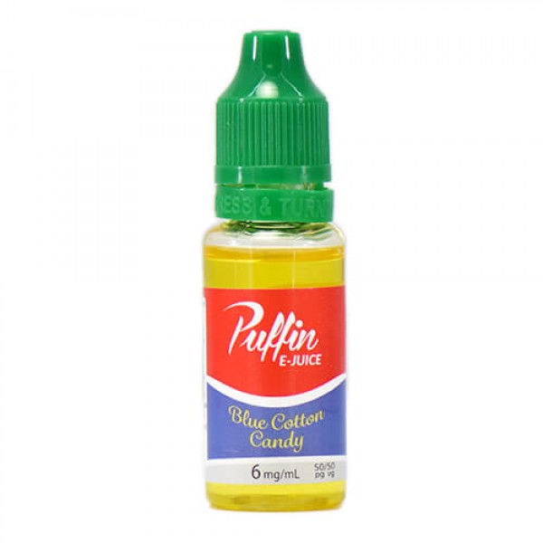 Puffin E-Juice – Blue Cotton Candy – 15ml / 0mg