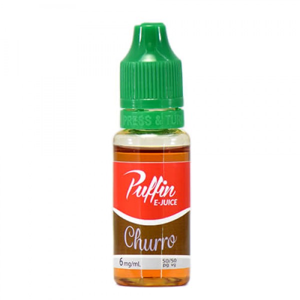Puffin E-Juice – Churro – 15ml / 6mg