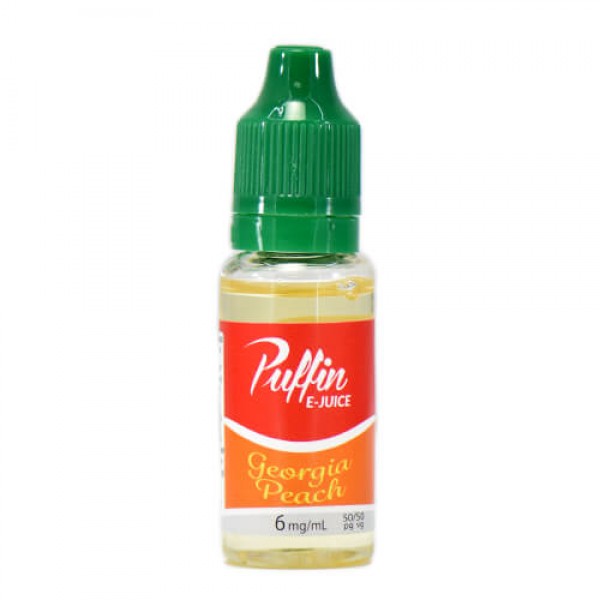 Puffin E-Juice – Georgia Peach – 15ml / 0mg