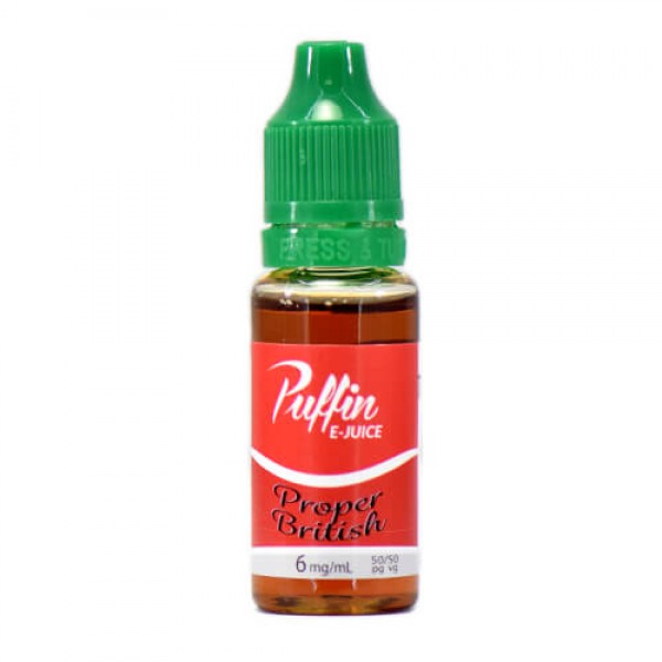 Puffin E-Juice – Proper British – 15ml / 12mg
