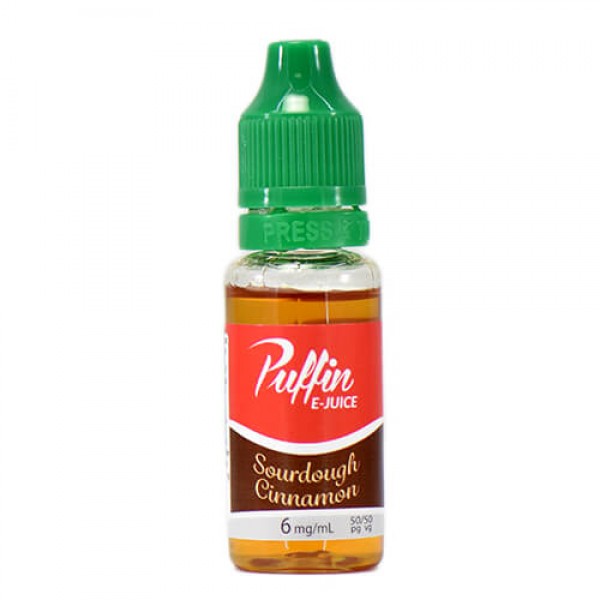 Puffin E-Juice – Sourdough Cinnamon – 15ml / 12mg