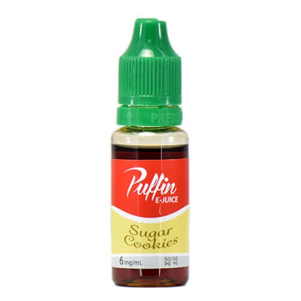 Puffin E-Juice – Sugar Cookies – 15ml / 6mg