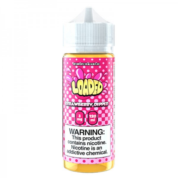 Loaded E-Liquid – Strawberry Dipped – 120ml / 0mg