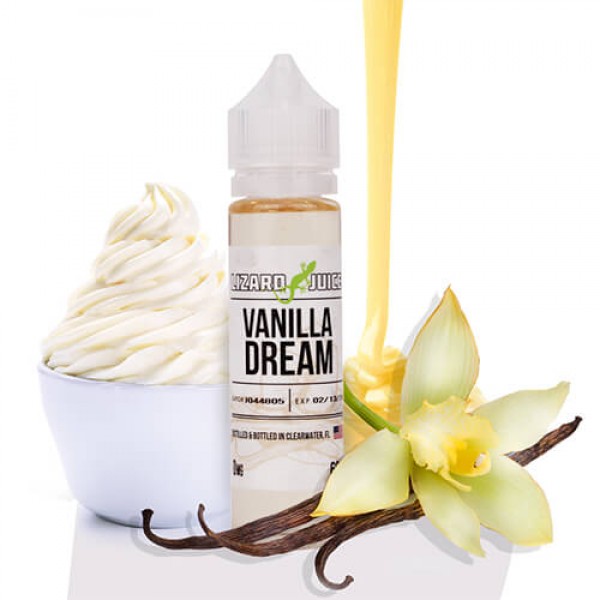 Lizard Juice eLiquids – Vanilla Dream – 60ml / 3mg