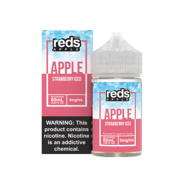 Reds Apple EJuice – Reds Strawberry ICED – 60ml / 12mg