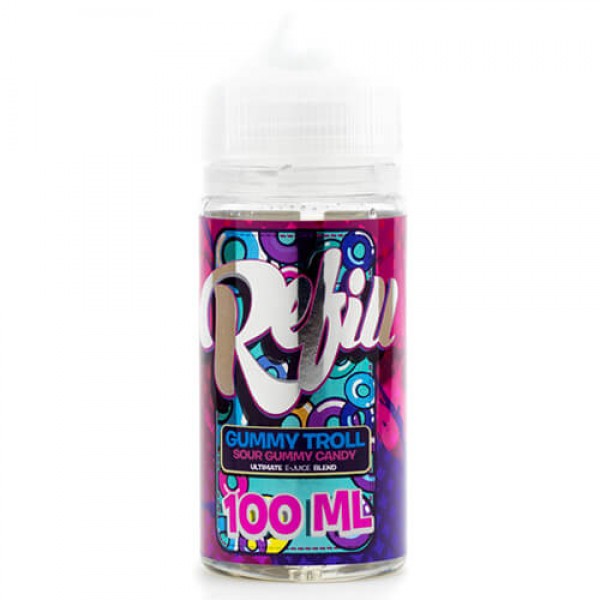 Refill 100 eJuice – Gummy Troll – 100ml / 0mg
