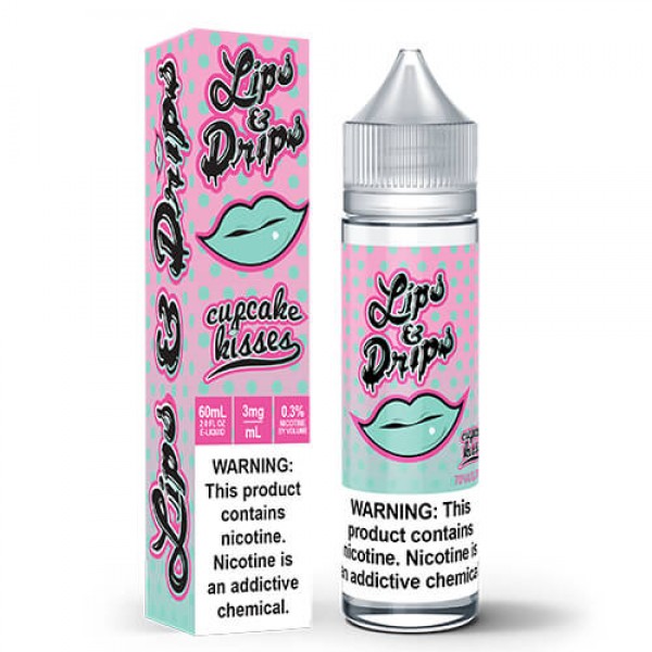 Lips & Drips eJuice – Cupcake Kisses – 60ml / 3mg