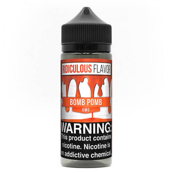 Ridiculous Flavor Vape Juice – Bomb Pomb – 120ml / 6mg