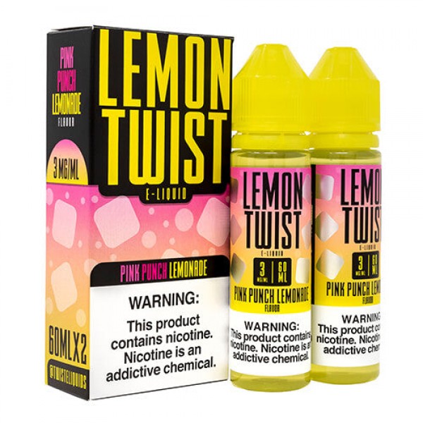 Lemon Twist E-Liquids – Pink Punch Lemonade – 120ml / 6mg