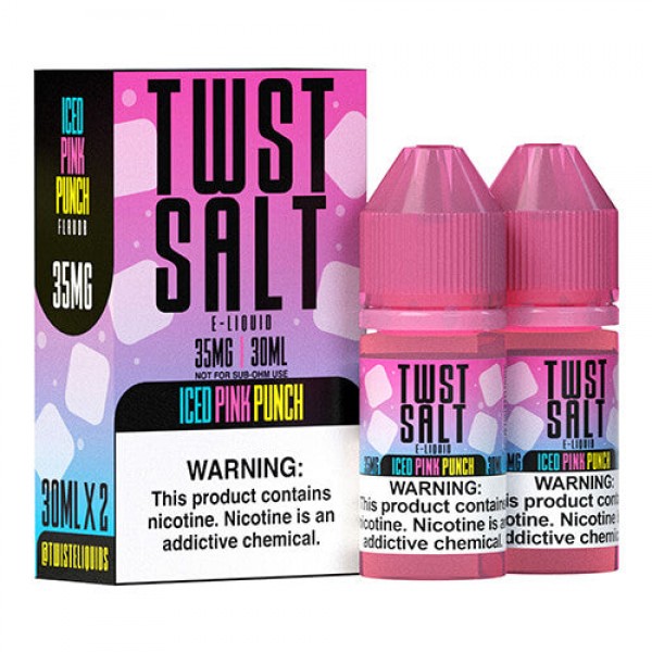Lemon Twist E-Liquids – ICED Pink Punch TWST SALT – 2x30ml / 50mg