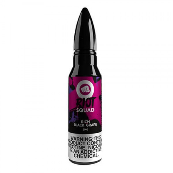 Riot Squad eJuice – Rich Black Grape – 60ml / 3mg
