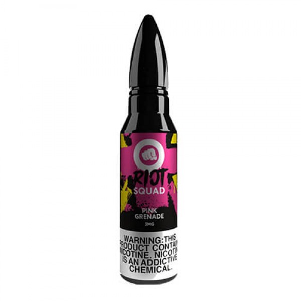 Riot Squad eJuice – Pink Grenade – 60ml / 0mg