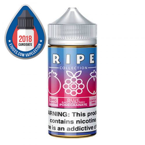 Ripe Collection by Vape 100 eJuice – Blue Razzleberry Pomegranate – 100ml / 6mg