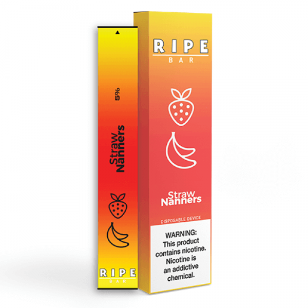 Ripe Bars – Disposable Vape Device – Strawnanners – Single / 50mg