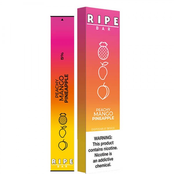 Ripe Bars – Disposable Vape Device – Peachy Mango Pineapple – Single / 50mg